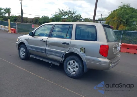 2005 Honda Pilot Lx z USA, uszkodzony, nr VIN 2HKYF18105H566965